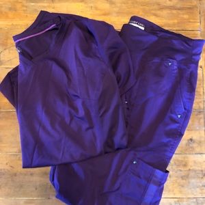 Healing hands purple label purple scrubs